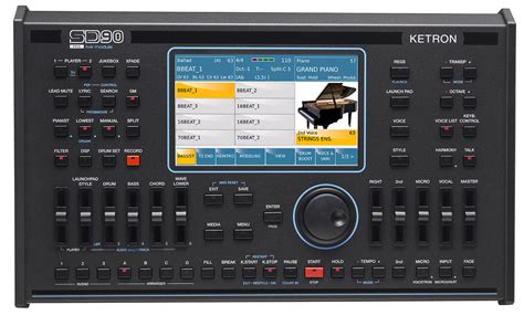 I am using a Tascam US-16x08 audiomidi interface going to a Ketron SD-2 sound module. . Ketron sound module